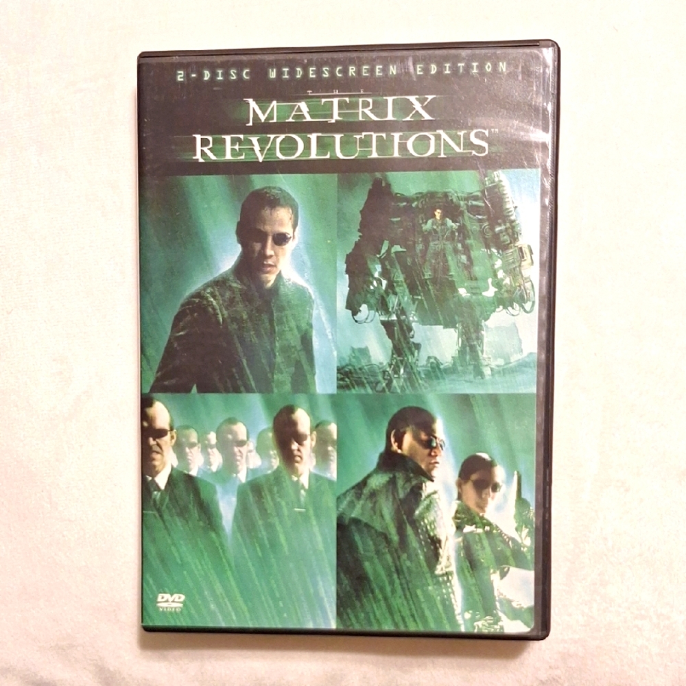 Matrix Revolutions DVD - Green Cover